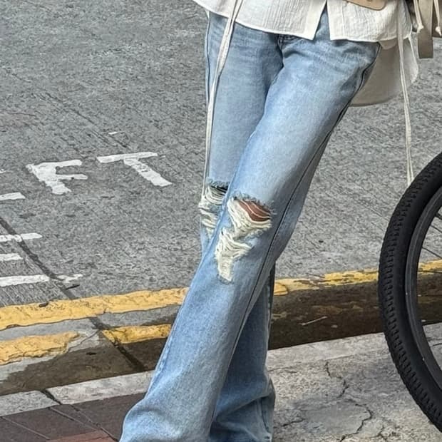 다이닛 부츠컷 데님 팬츠 (S)
