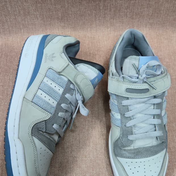 아디다스 265mm-  포럼 84 로우 그레이 엠비언트 스카이
