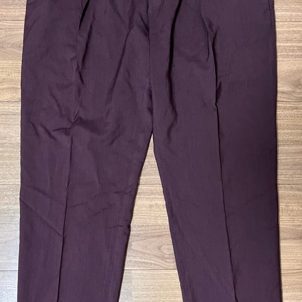 인코텍스 남성 버건디 테이퍼드핏 바지 56