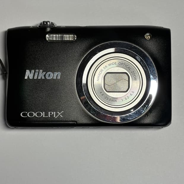 니콘 쿨픽스 a100 블랙 빈티지 카메라