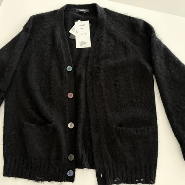 undercover 모헤드 데미지드 가디건 4사이즈