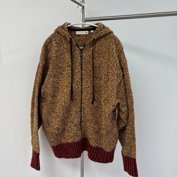 마르니 유니클로 보카시 컬러 믹스 후디 집업