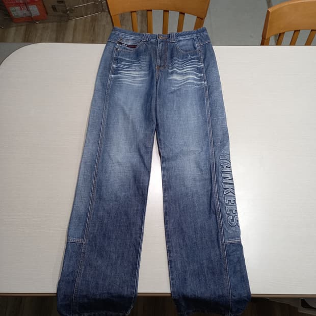 29 03's 공식 MLB YANKEES 워싱 데님팬츠 29-546