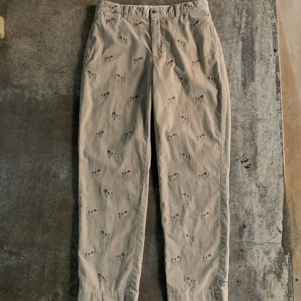 폴로 랄프로렌 자수 코듀로이 팬츠