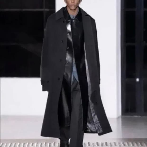 오라리 20aw 모저코트 차콜 5사이즈