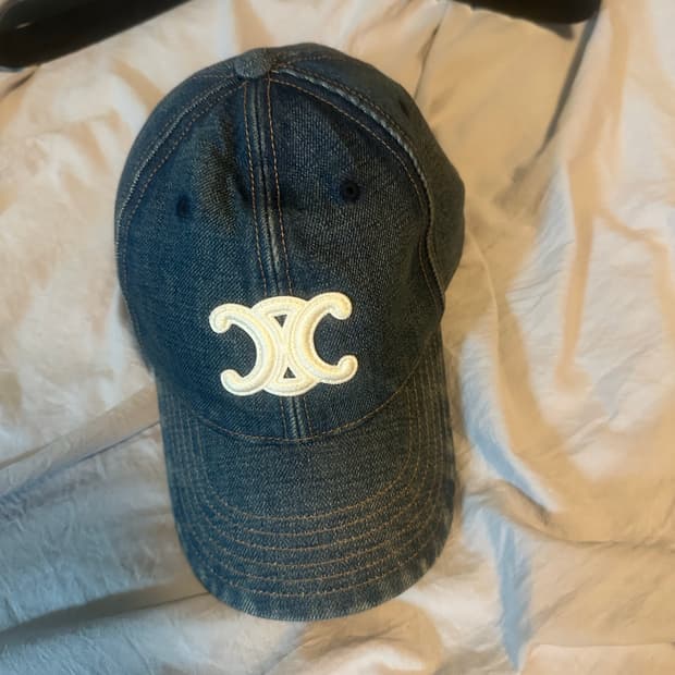 셀린느 데님 볼캡 L