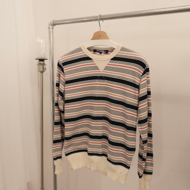 준야 와타나베 스트라이프 스웨트 셔츠