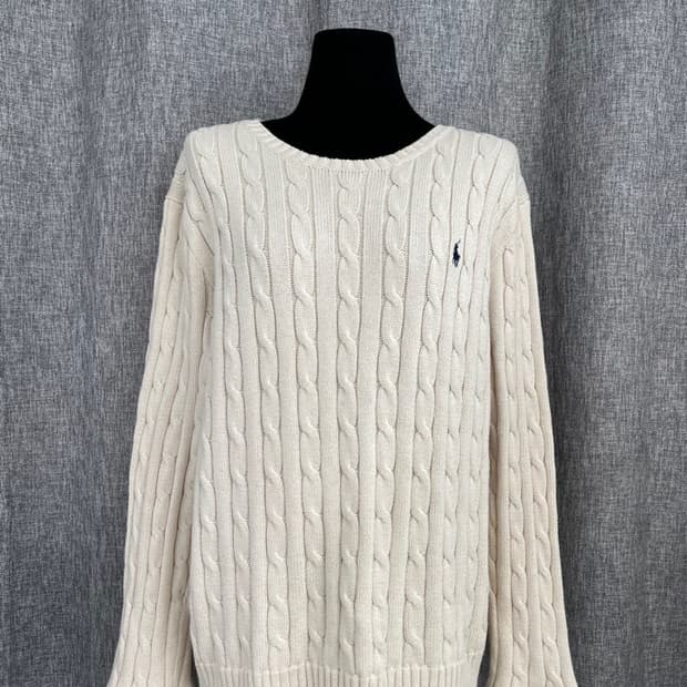 폴로 랄프 로렌 꽈배기 니트/#3469