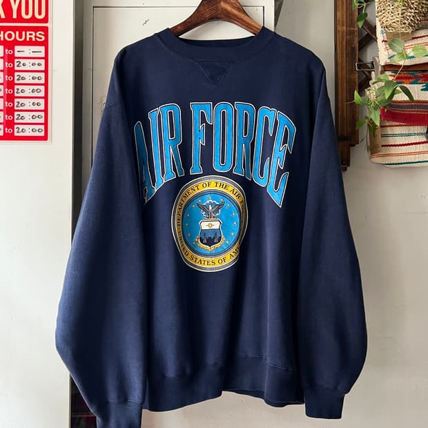[L]90's U.S AIR FORCE 미 공군 유니폼 스웻셔츠