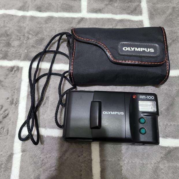 올림푸스 AM-100 필름카메라(A) + 케이스 부품용