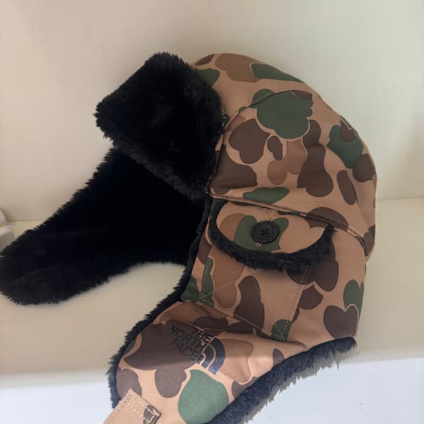 노스페이스 카모 트루퍼햇 군밤모자