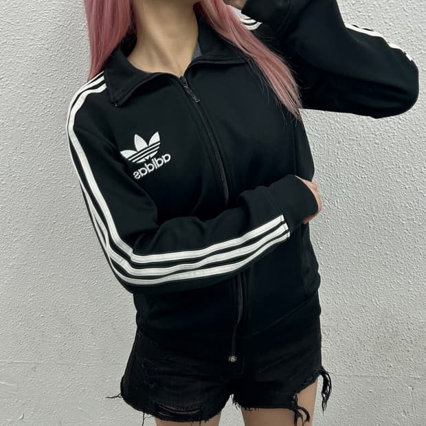 아디다스 spo 유로파 화이트라인 블랙 트랙탑 100