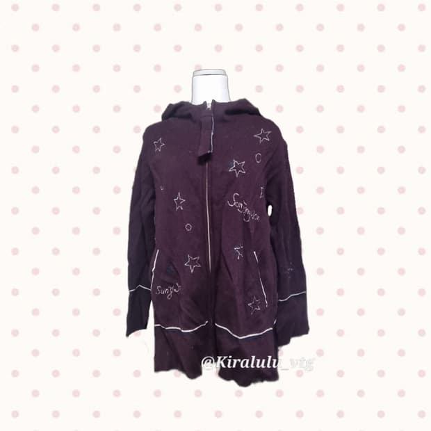 y2k 별무늬 후드집엊