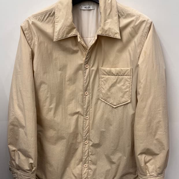 벨리에 Belier Atelier 패디드 셔켓 M