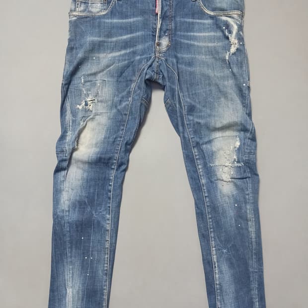 [54] 정품 디스퀘어드2 18FW 디스 타이디바이커진 청바지