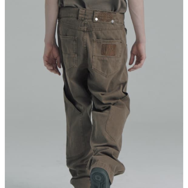 MPa CALF POCKET PANTS (BROWN)