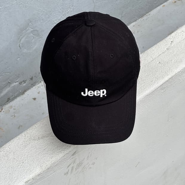 [F] Jeep 지프 블랙 볼캡 모자