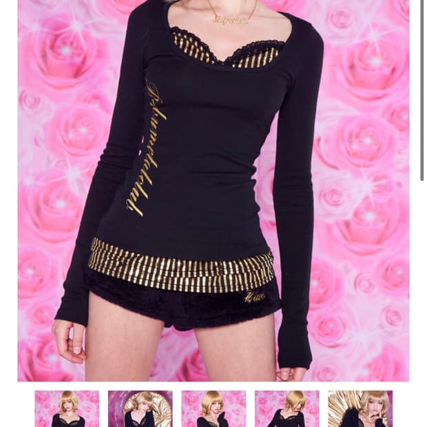 베메클 디스코탑 블랙 갸루 오네갸루 베메클 일본