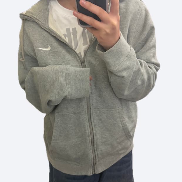 🩶나이키 스우시 그레이 후드집업🩶