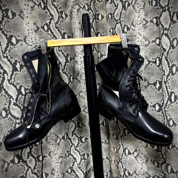 VKEI Chic Glossy High Zip Detail Boots