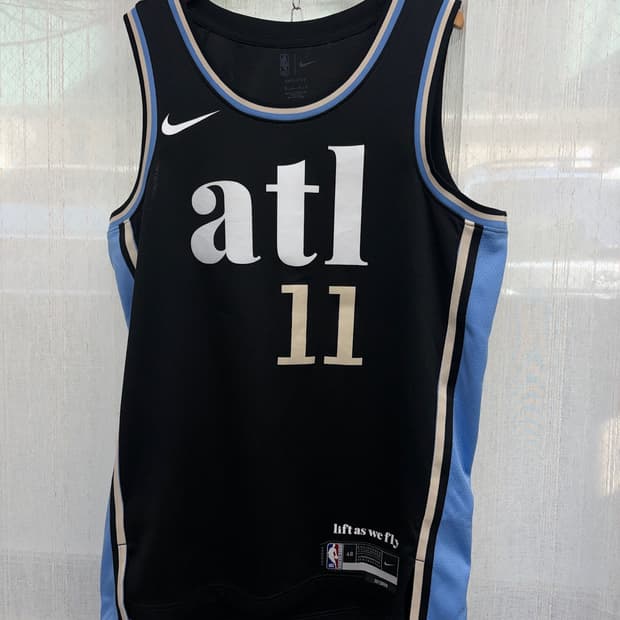 NBA 23 24 나이키 애틀랜타 호크스 시티 에디션 스윙맨 농구 유니폼