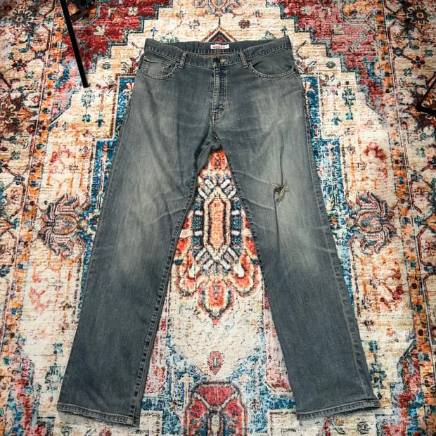[33] 80s 밥슨 스트레이트 핏 워싱 데님팬츠