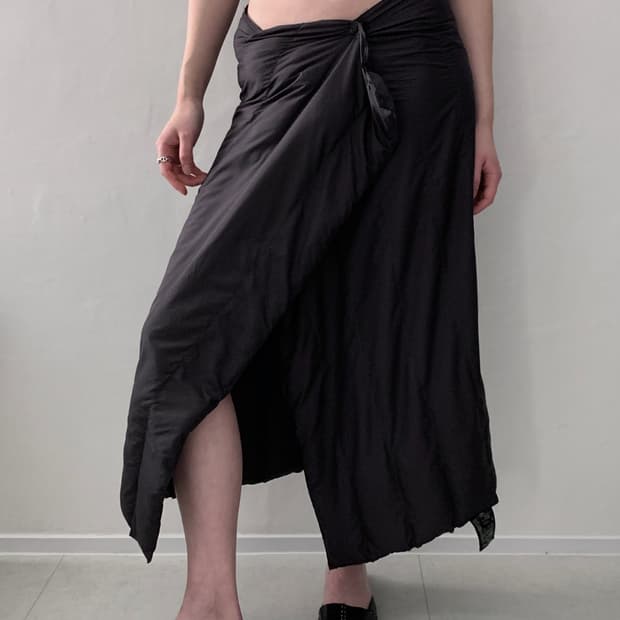Padded Wrap Skirt