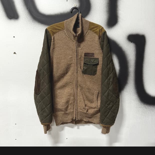 디스퀘어드 니트 집업