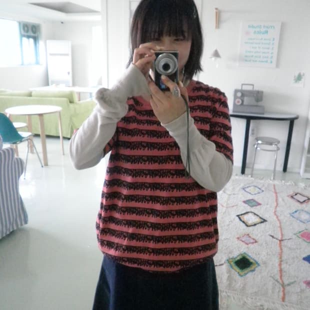 Ne-net issey miyake pattern tee
