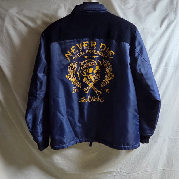 스컬웍스 코치 자켓 블루 L