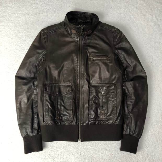 디젤 램스킨 레더자켓 