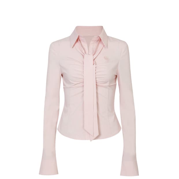 페인오어플레져 비비안 스카프 셔츠 VIVIAN SCARF SHIRT