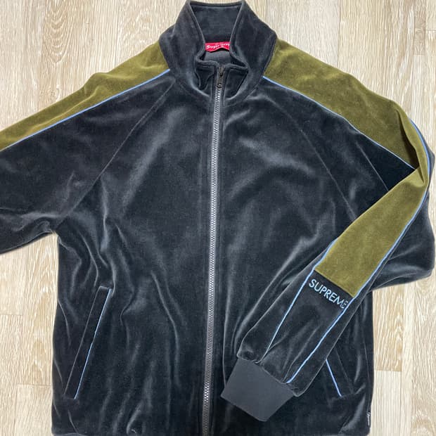 슈프림 벨루어 트랙 자켓