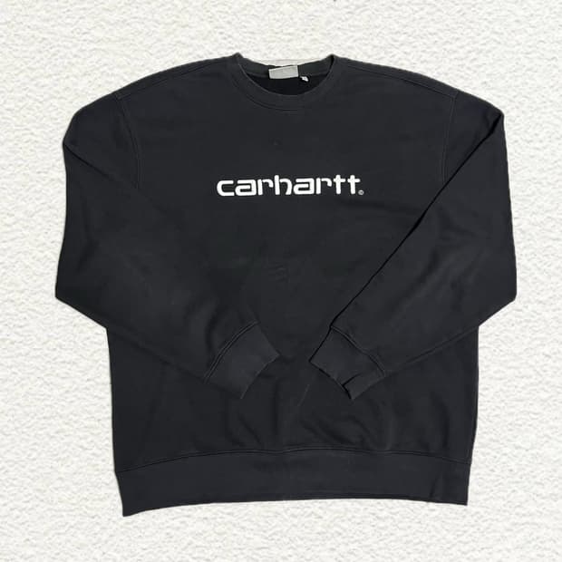 칼하트 wip 맨투맨 블랙 XXL