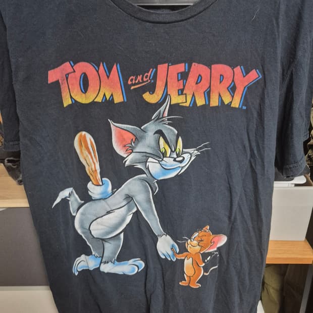 Hanna Barbera 톰과 제리 반팔 티셔츠