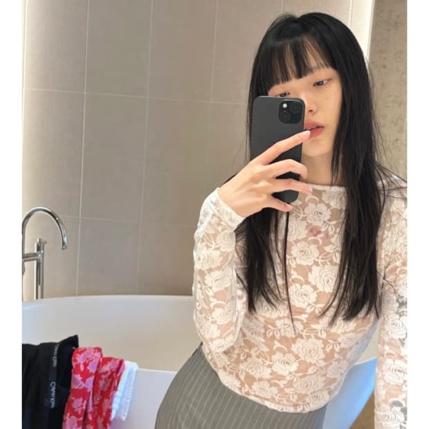 nuuanu 누아누 rugo long sleeve_white 새상품 택O