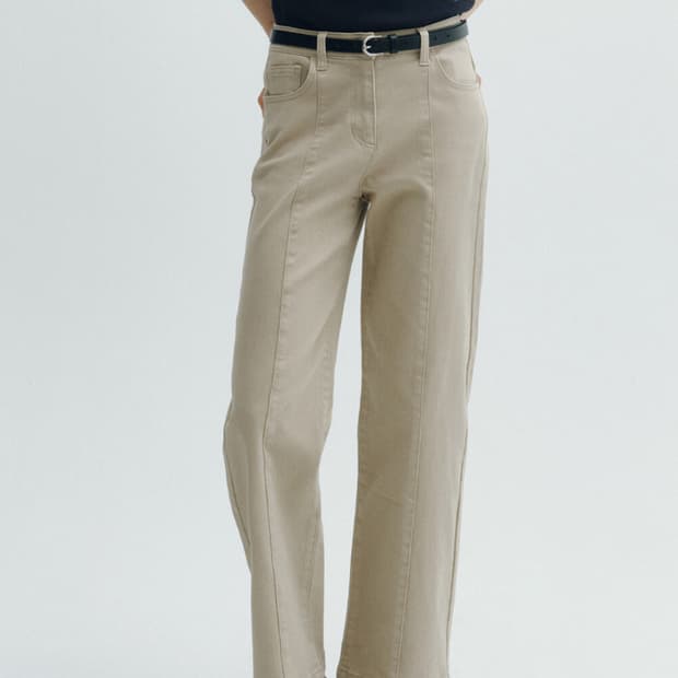 ➕NICE CLAUP 나이스클랍 크림 데님