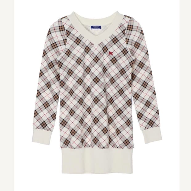 버버리 블루라벨 브이넥 니트원피스