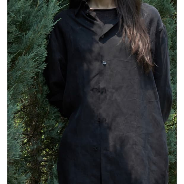 mudule oversized shirts (black cupra)