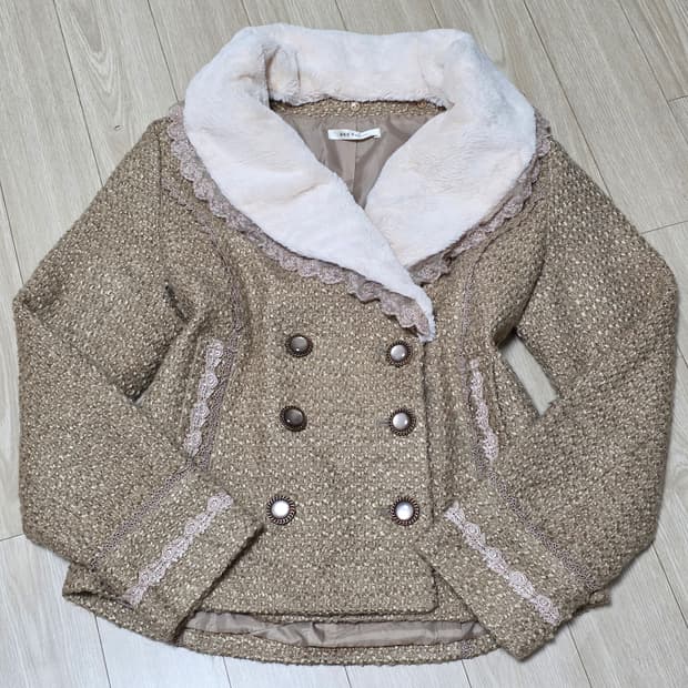 엑시즈팜) 퍼 레이스 히메라떼갸루st 로맨틱로리타 트위드 블레이저자켓