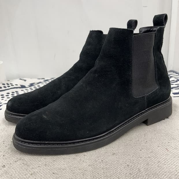 자라 ZARA 스웨이드 블랙 첼시부츠 275 X01015