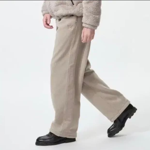 (2XL) 유니클로 니들스 유니들스 플리스 후리스 트랙팬츠 베이지