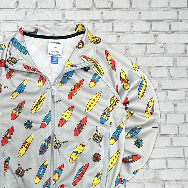 아디다스X제레미스캇 아프리카 서핑 패턴 빈티지 져지 우먼95