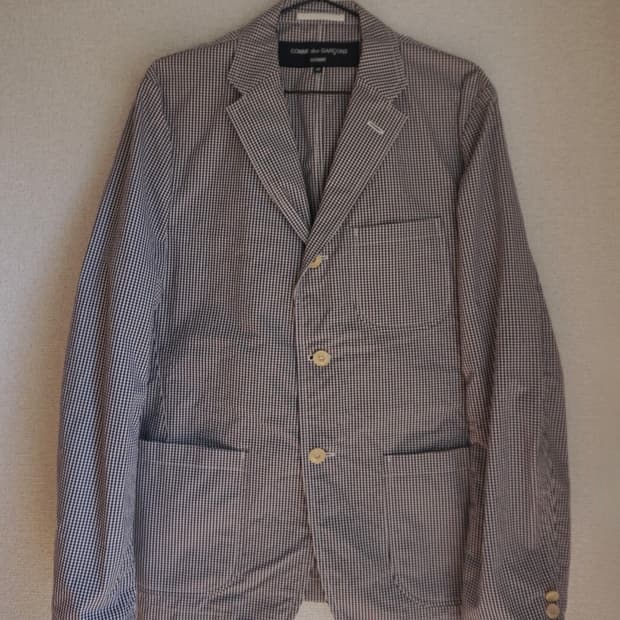 Comme des Garcons homme check jacket