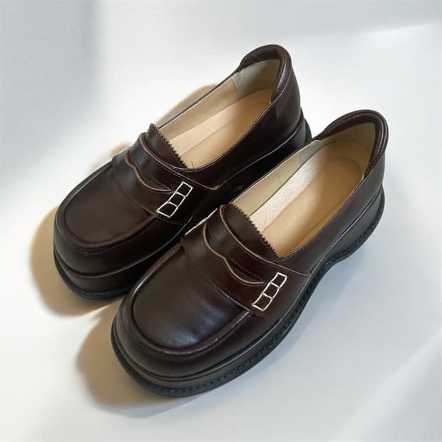 언다이드룸 페블 로퍼 초콜릿