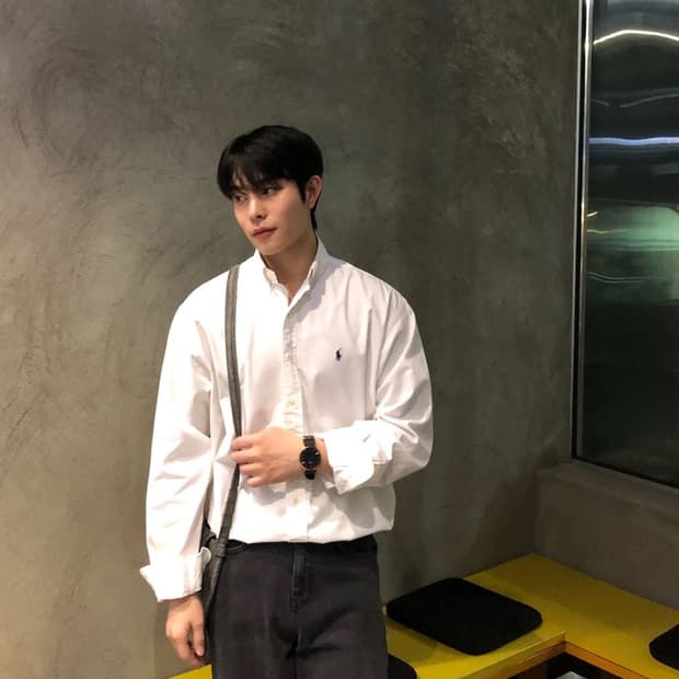 폴로 정품 화이트 셔츠