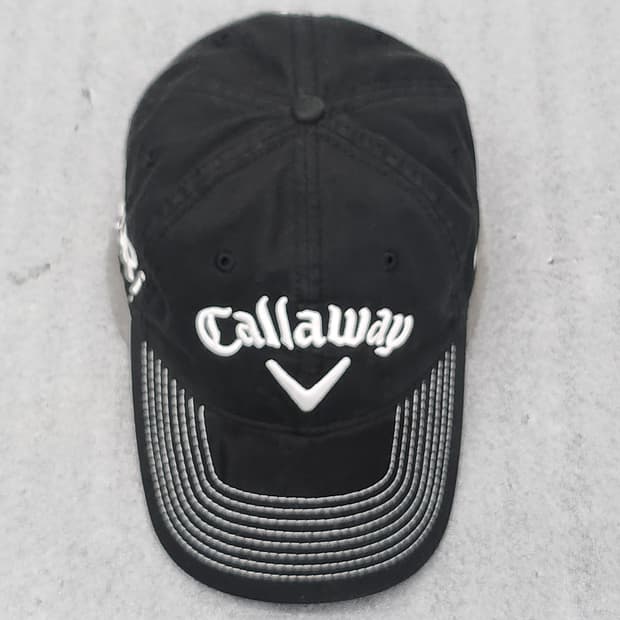 캘러웨이 정품  CG Tour Lo Pro 골프캡 블랙 프리사이즈.