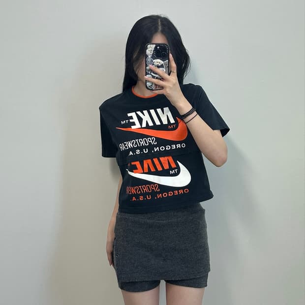 나이키 퓨추라 블랙 반팔 티셔츠