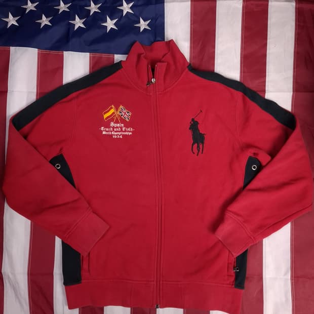 오리지날 랄프로렌폴로 스페인 빅로고 집업