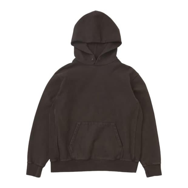 3) 카키스 khakis overdyed hoodie brown